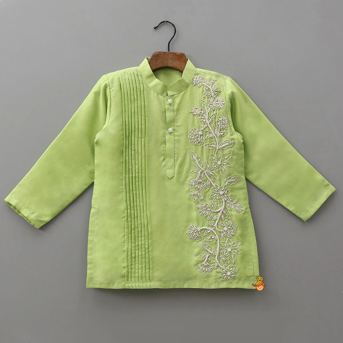 Pin Tuck Detail Kurta And Pyjama - Image 3