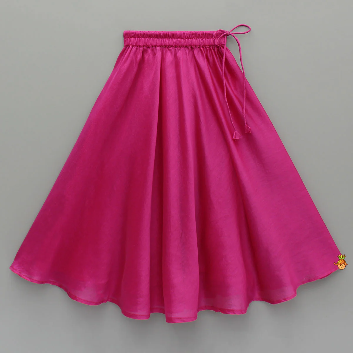 Pink Bird Embroidered Top And Lehenga - Image 4