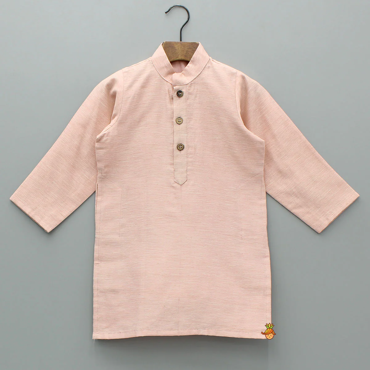 Pink Chanderi Kurta With Stylish Embroidered Jacket And Pyjama - Image 4