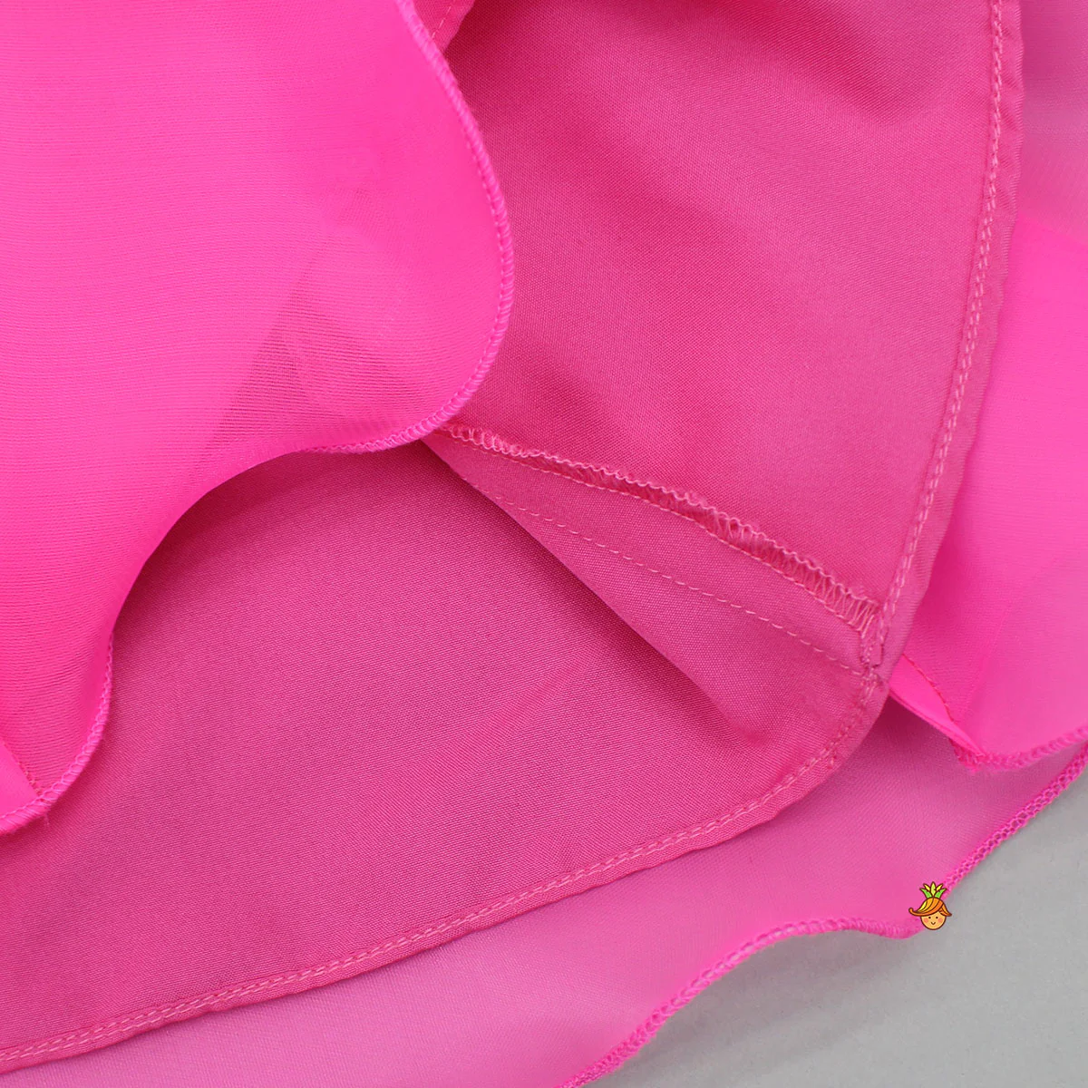 Pink Embellished Collar Elegant Dress - Image 4