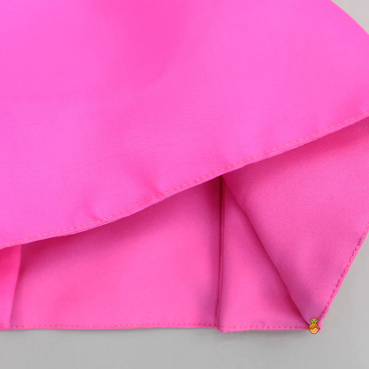 Pink Embellished Strappy Top And Printed Draped Skirt - Image 5