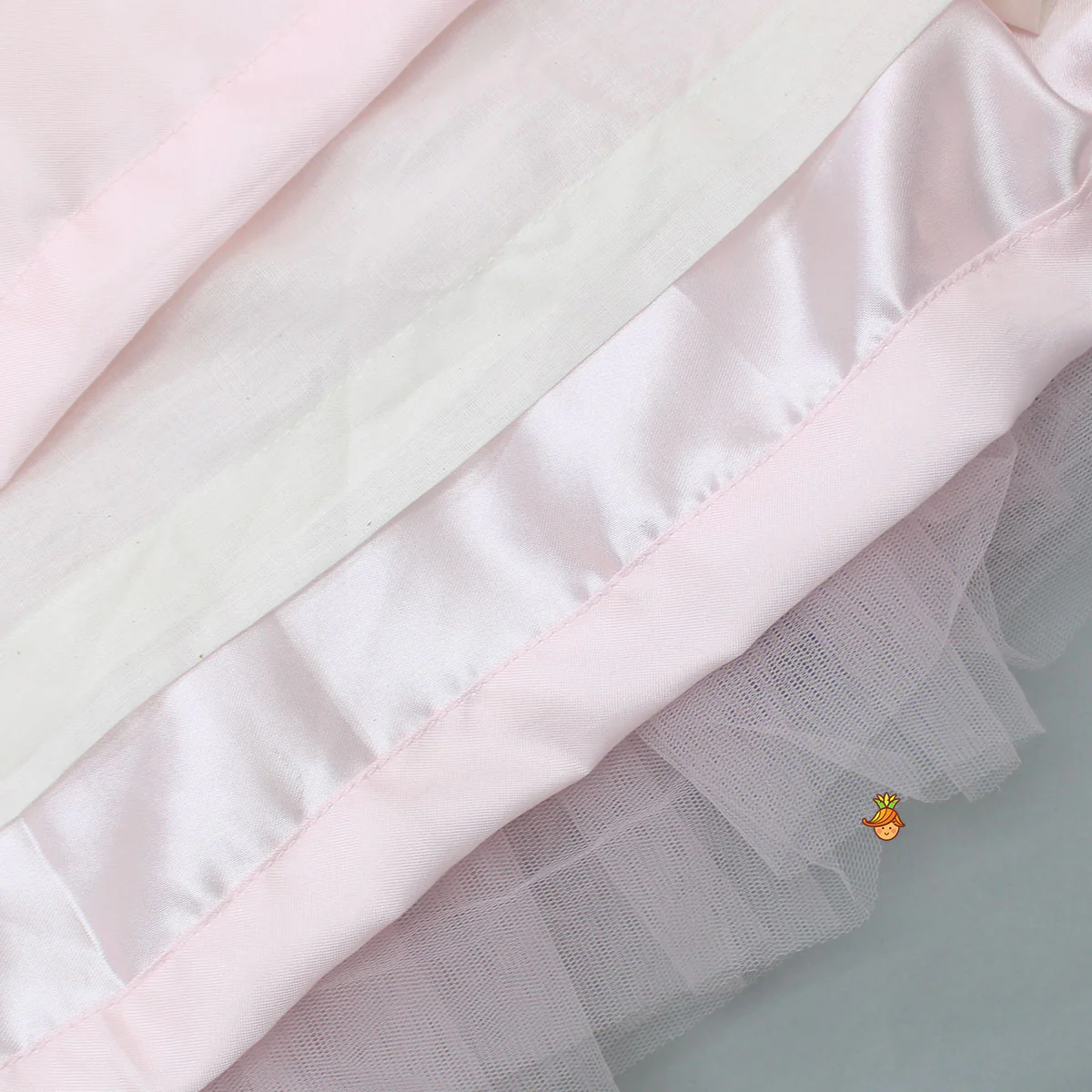 Pink Halter Neck Embroidered Gown - Image 4