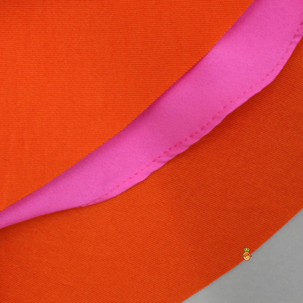 Pink Rose Petal Dual Tone Pleated Dress With Embellished Bow - Image 4