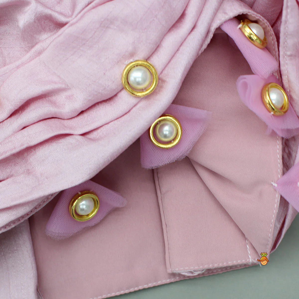 Pink Sweetheart Neck Top With Palazzo - Image 5