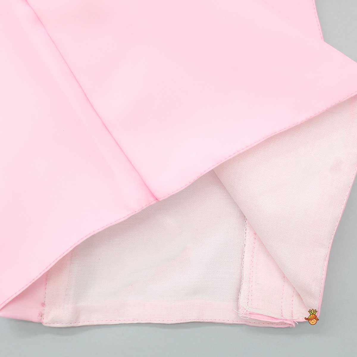 Pink Top With Unicorn Embroidered Scuba Blazer And Pant - Image 8