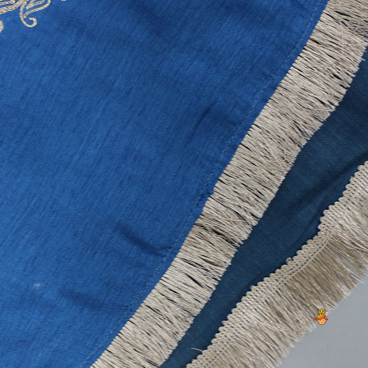 Pleat Detailed Zari Embroidered Kurti With Sharara And Dupatta - Image 6
