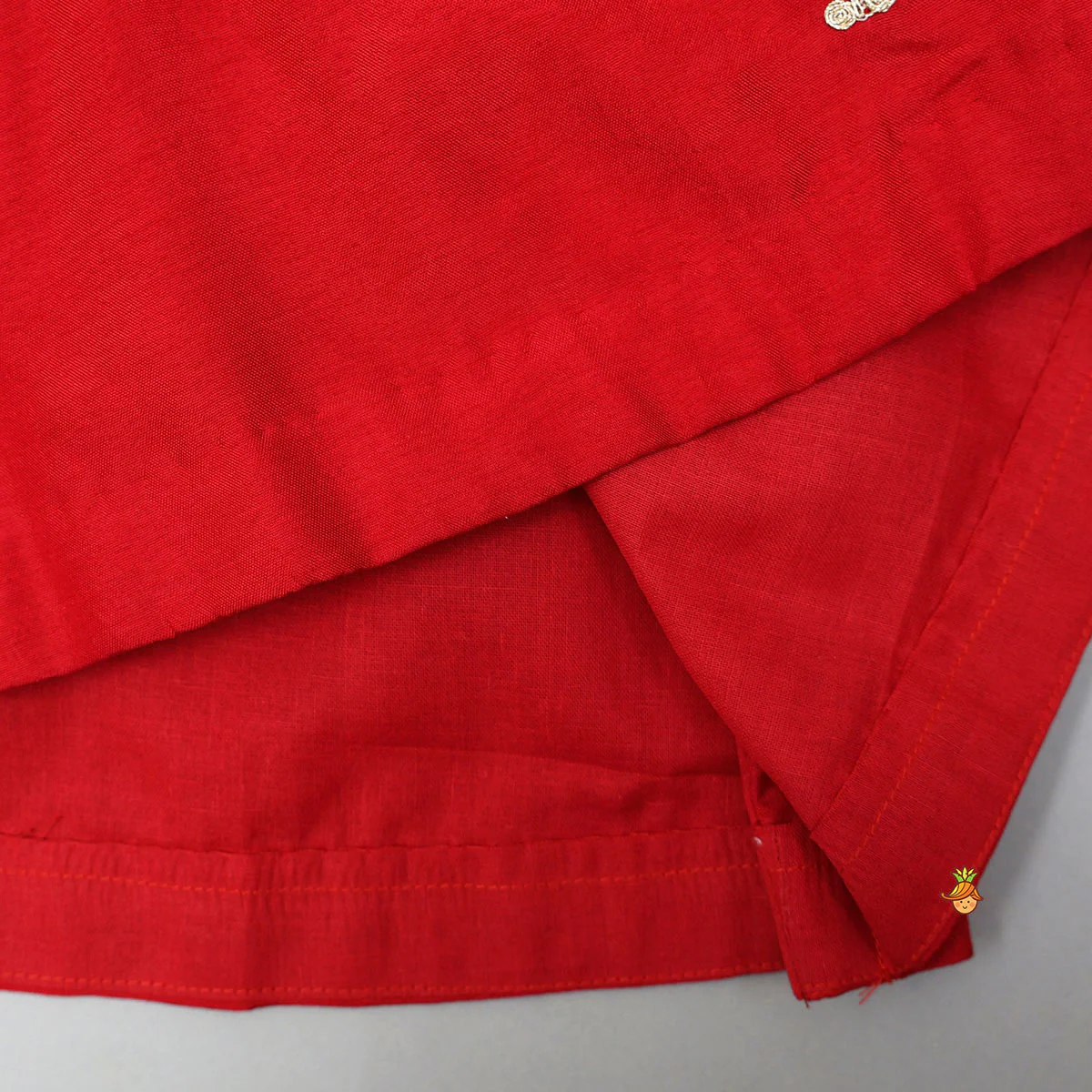 Pleated Armhole Kurti And Sharara With Matching Dupatta - Image 6
