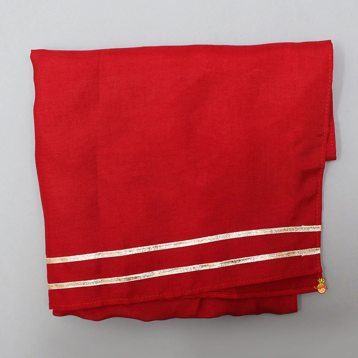 Pleated Armhole Kurti And Sharara With Matching Dupatta - Image 7