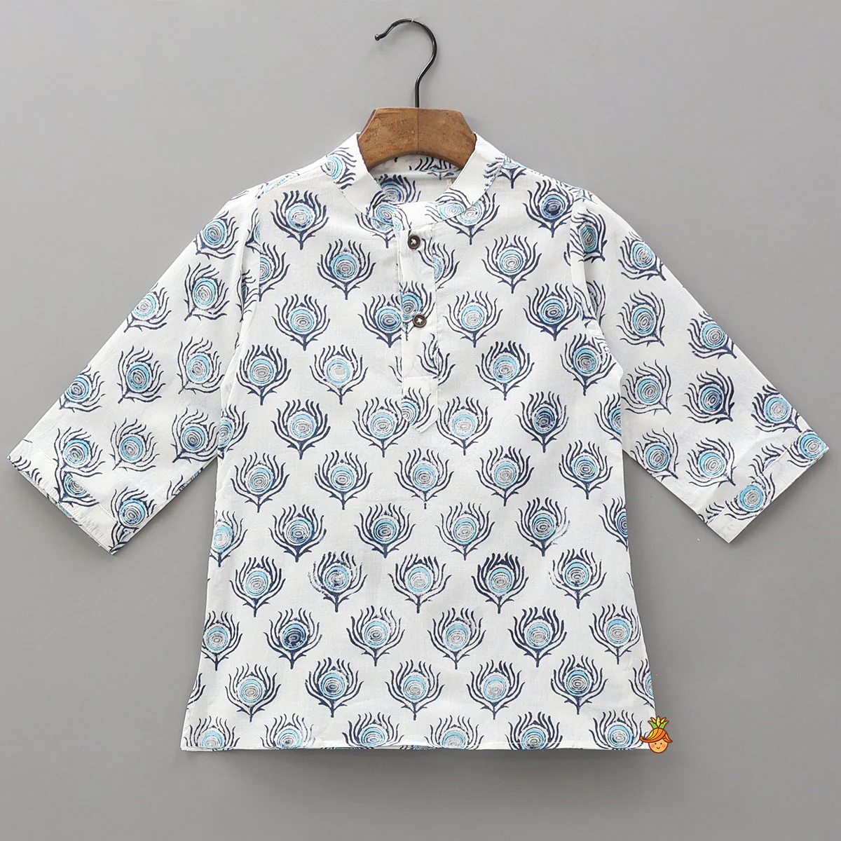 Premium Printed Kurta With Pyjama - Image 3
