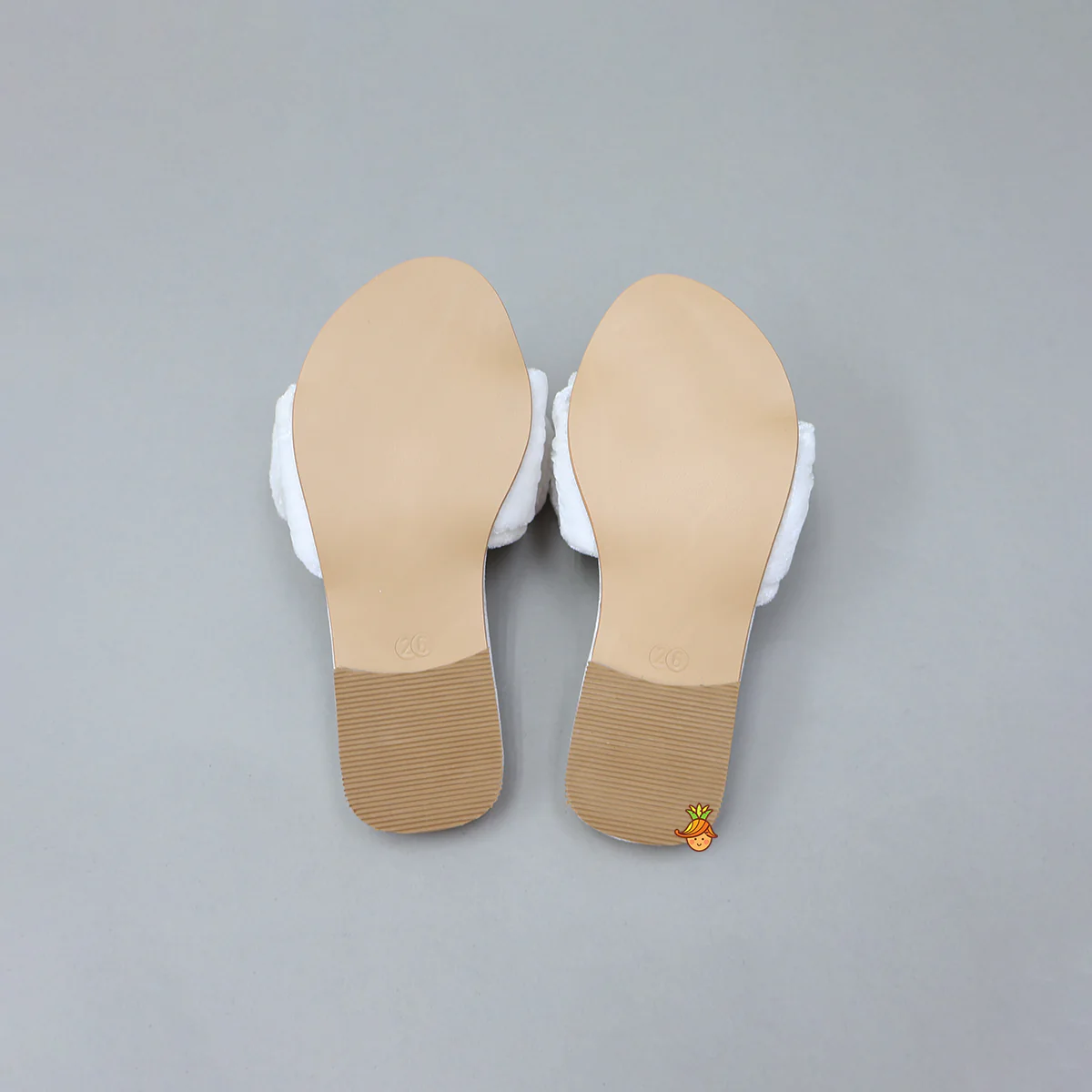 Pretty Bow Adorned Embellished Velvet Flats - Image 2
