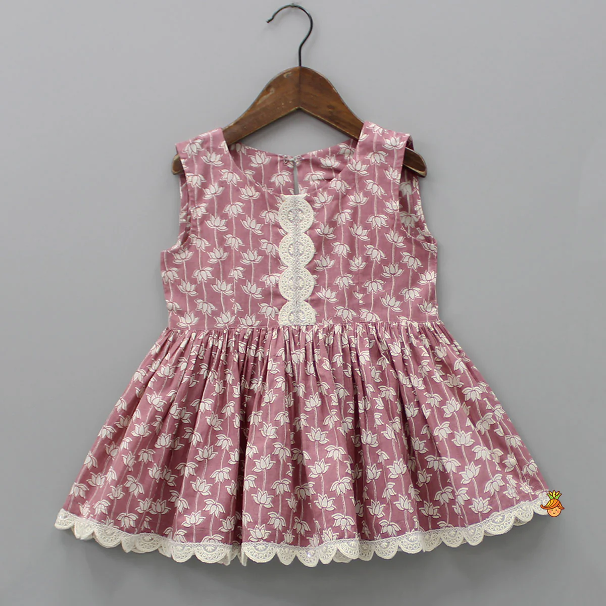 Printed Cotton Kurti And Flared Palazzo - Image 3