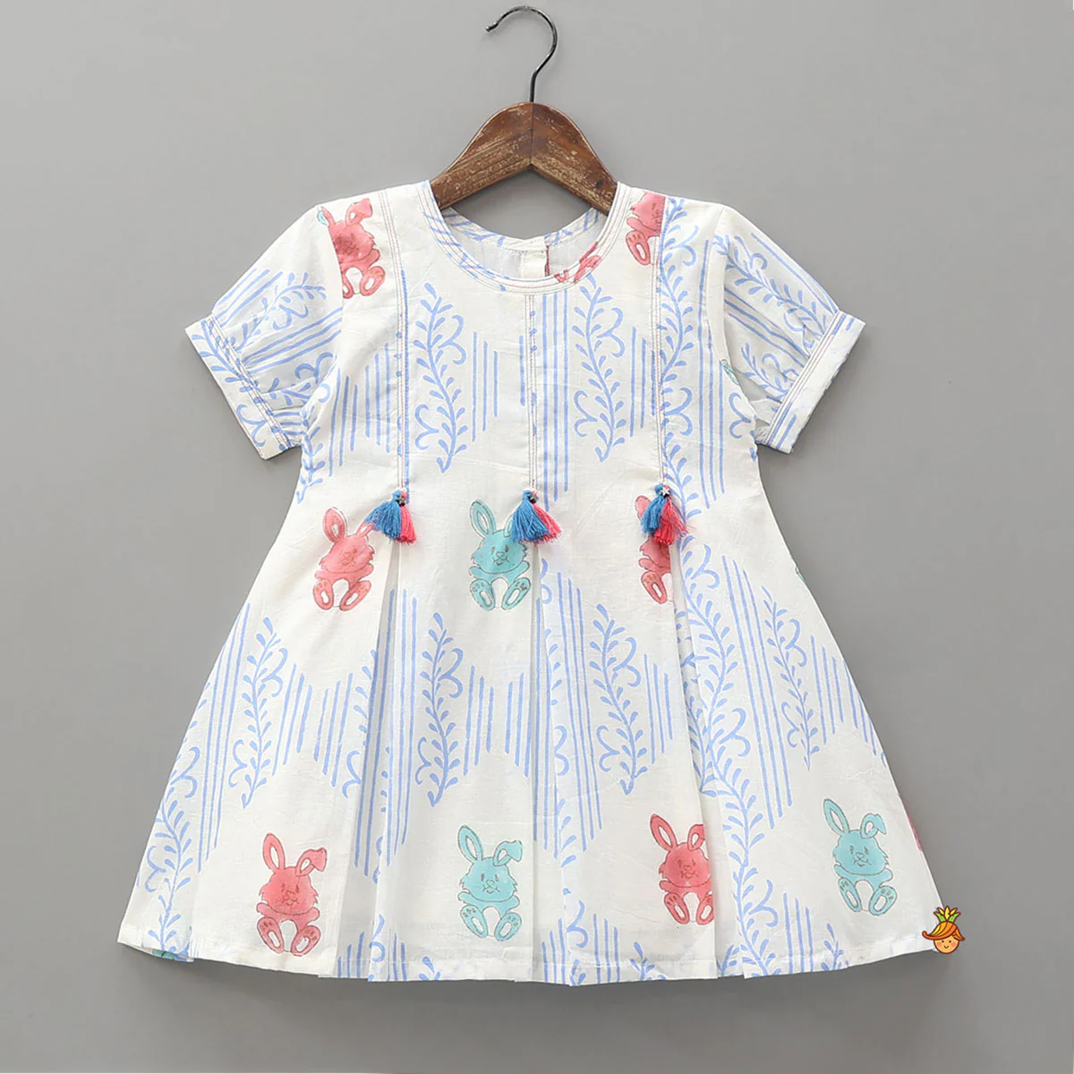 Printed Cotton Kurti And Matching Pant - Image 3