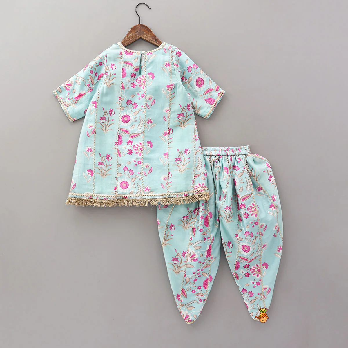 Printed Kurti And Matching Dhoti Pant - Image 2