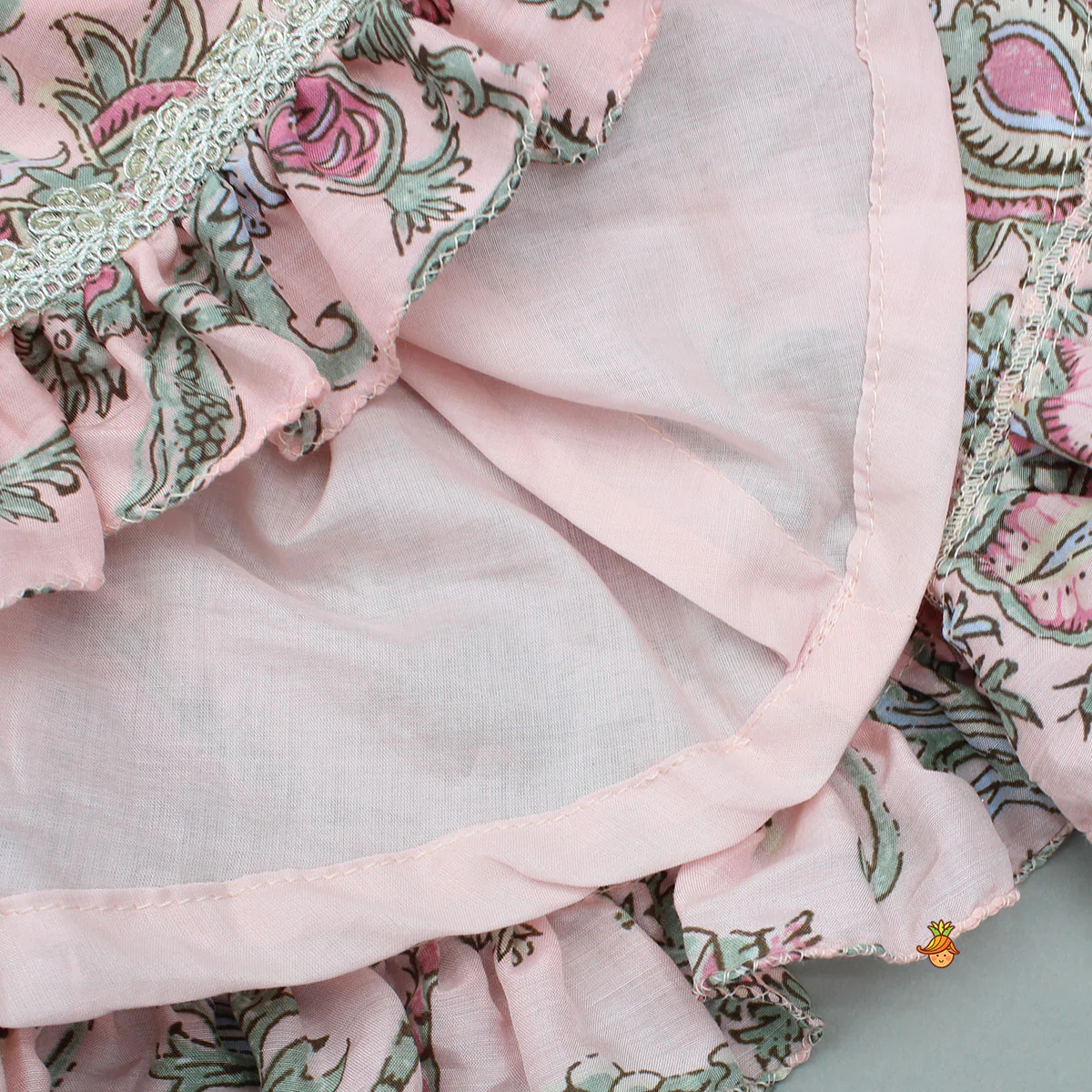 Printed Kurti With Sharara And Dupatta - Image 6