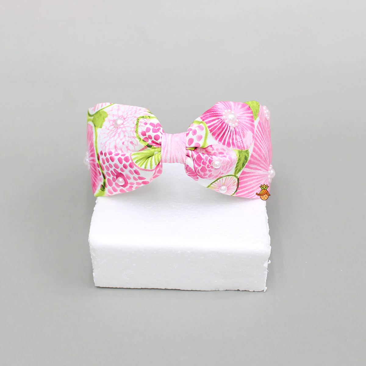 Printed Pink Hairband - Image 2