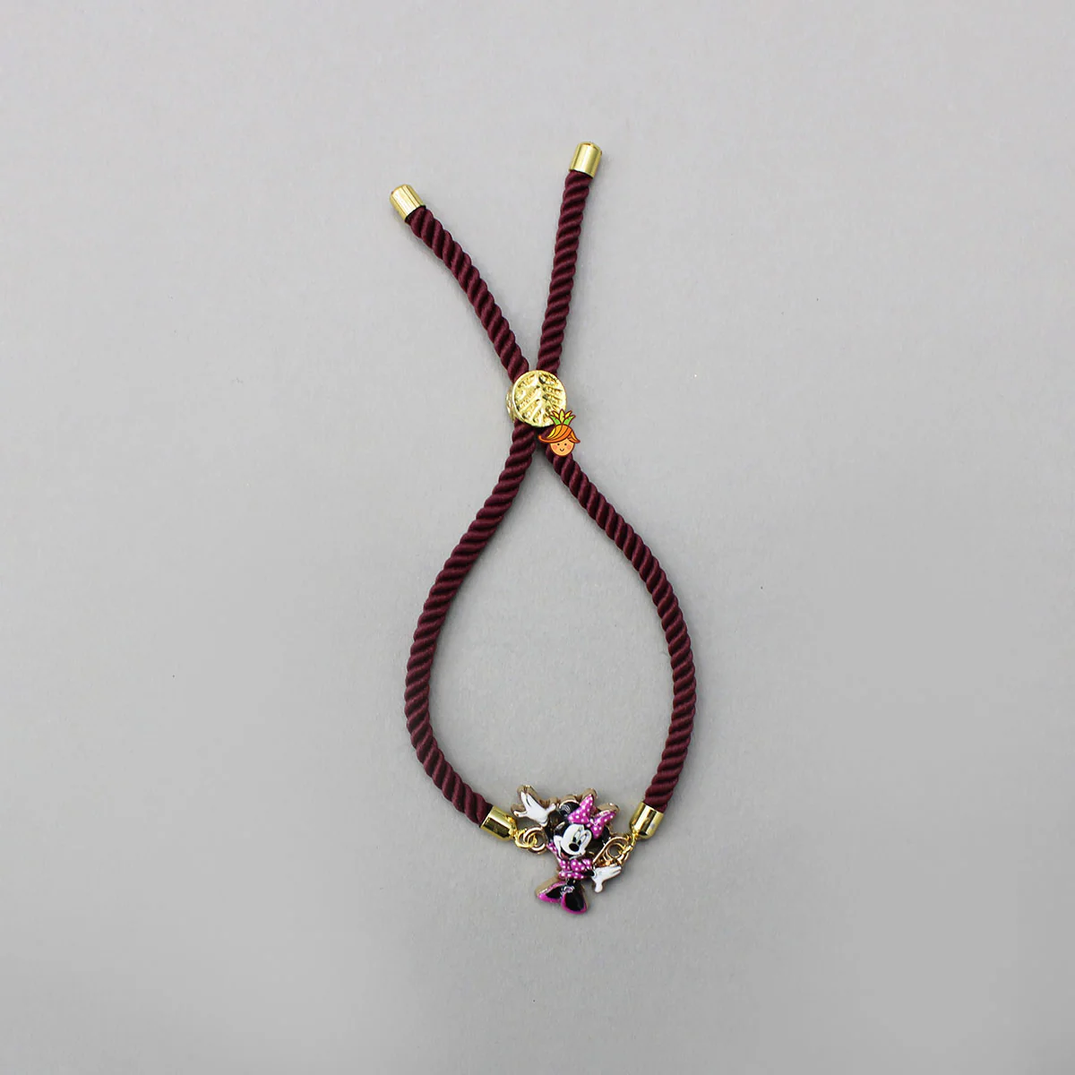 Maroon Adjustable Rakhi With Cartoon Character