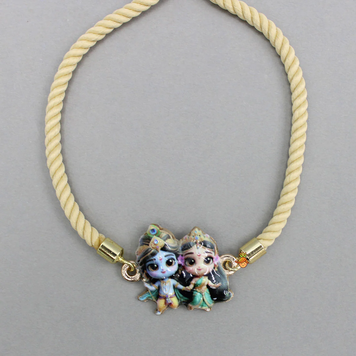 Radha Krishna Rope Rakhi - Image 3