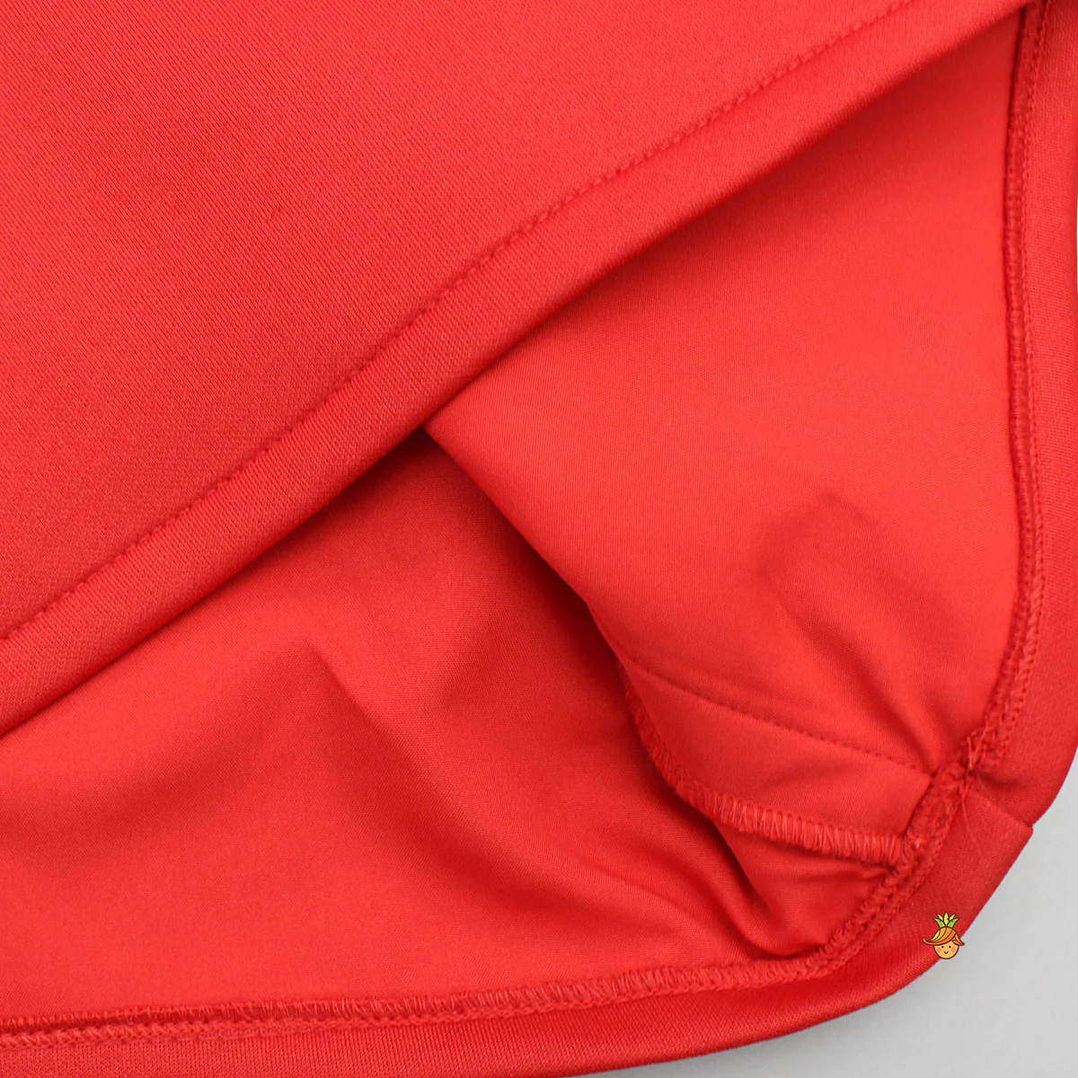 Red Embellished One Shoulder Dress - Image 4