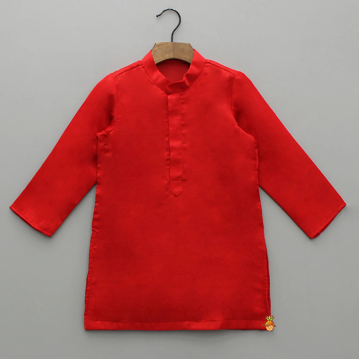 Red Kurta With Off White Floral And Sequins Embroidered Jacket And Pyjama - Image 4