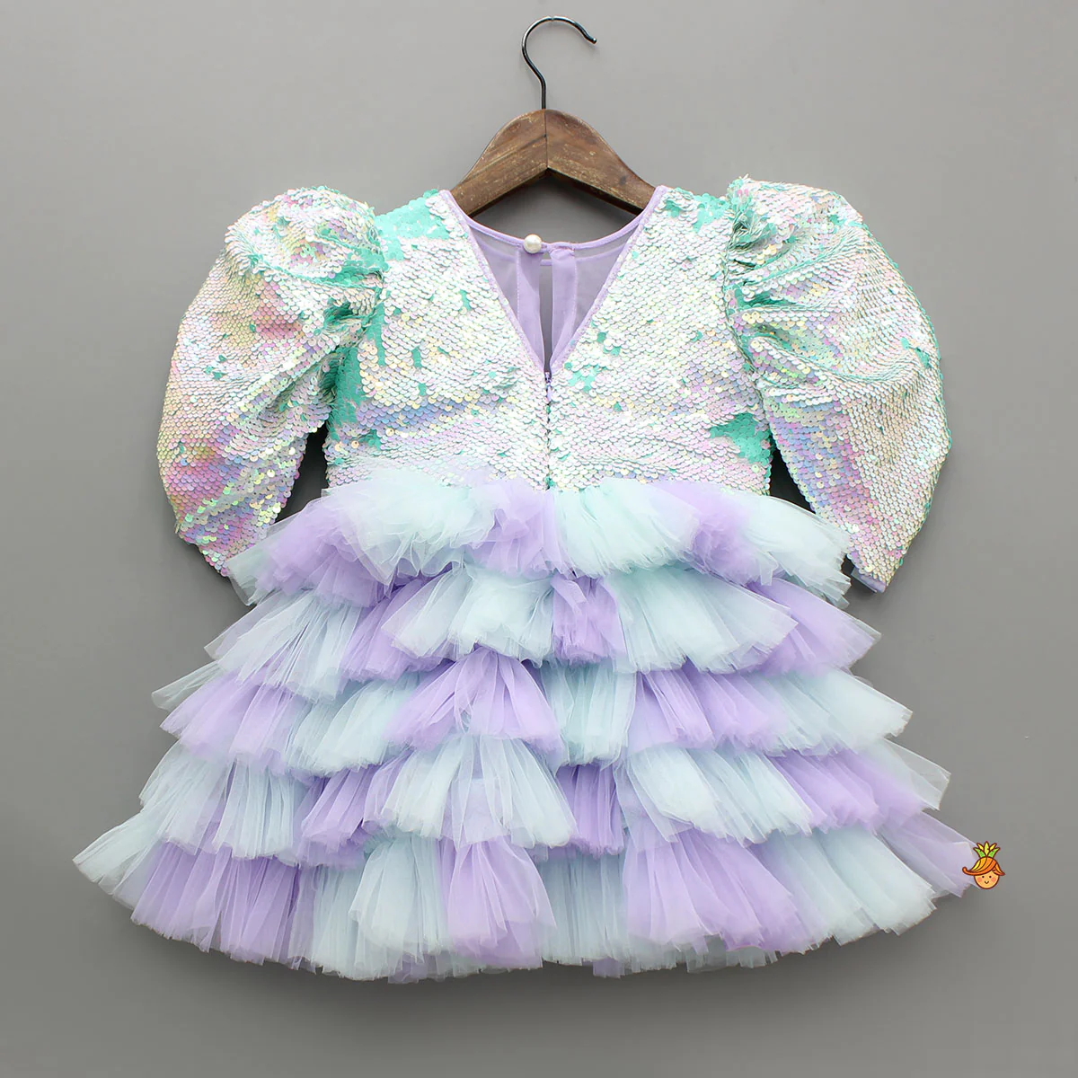Reversible Sequined Dual Tone Dress - Image 2