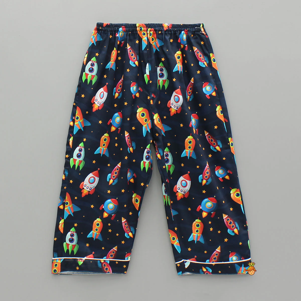 Rocket Ship Printed Sleepwear Set - Image 4