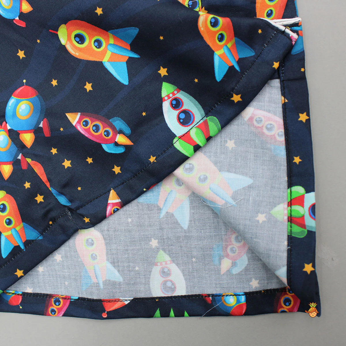 Rocket Ship Printed Sleepwear Set - Image 5