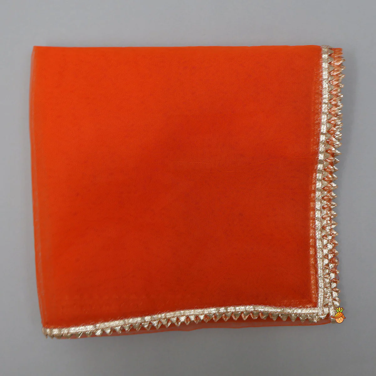 Scalloped Hem Kurti And Palazzo With Matching Dupatta - Image 7