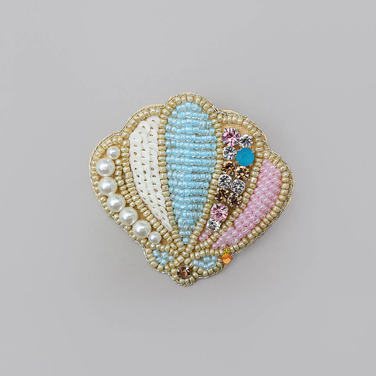 Sequin And Bead Detail Hair Clip - Image 3