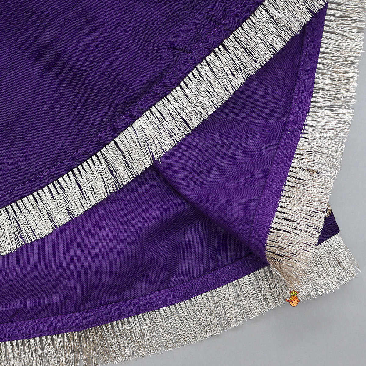 Sequin Embroidered Pleat Detailed Kurti With Sharara And Dupatta - Image 6