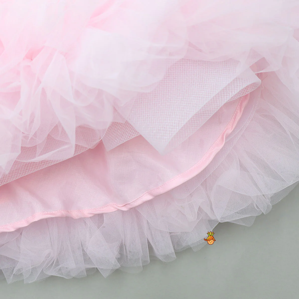 Sequin Work Yoke Trail Dress With Headband - Image 5