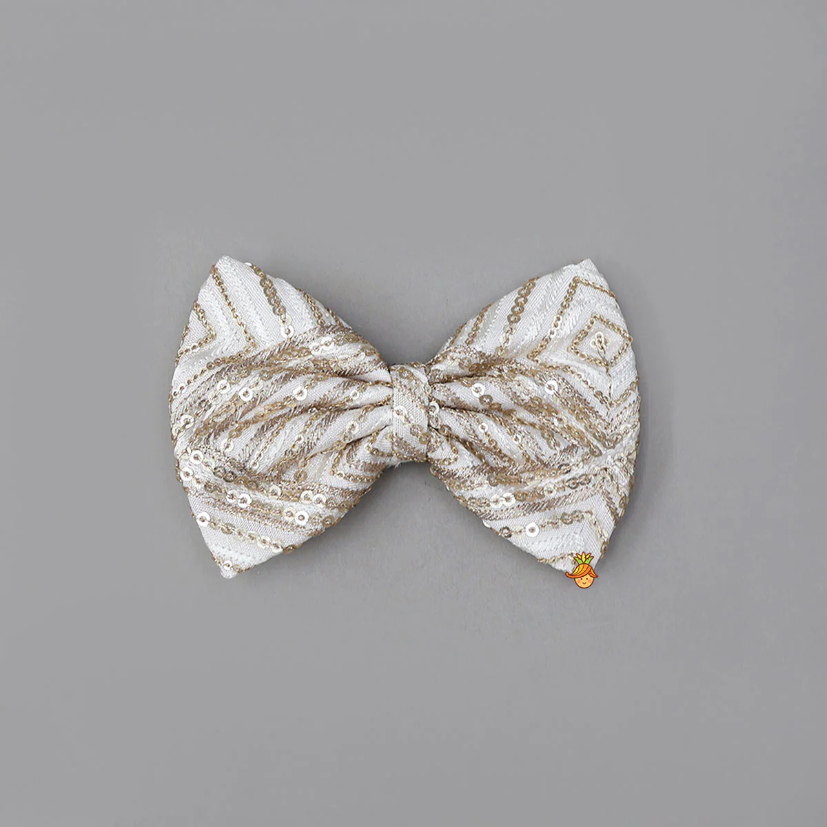Sequined Bow Hair Clip