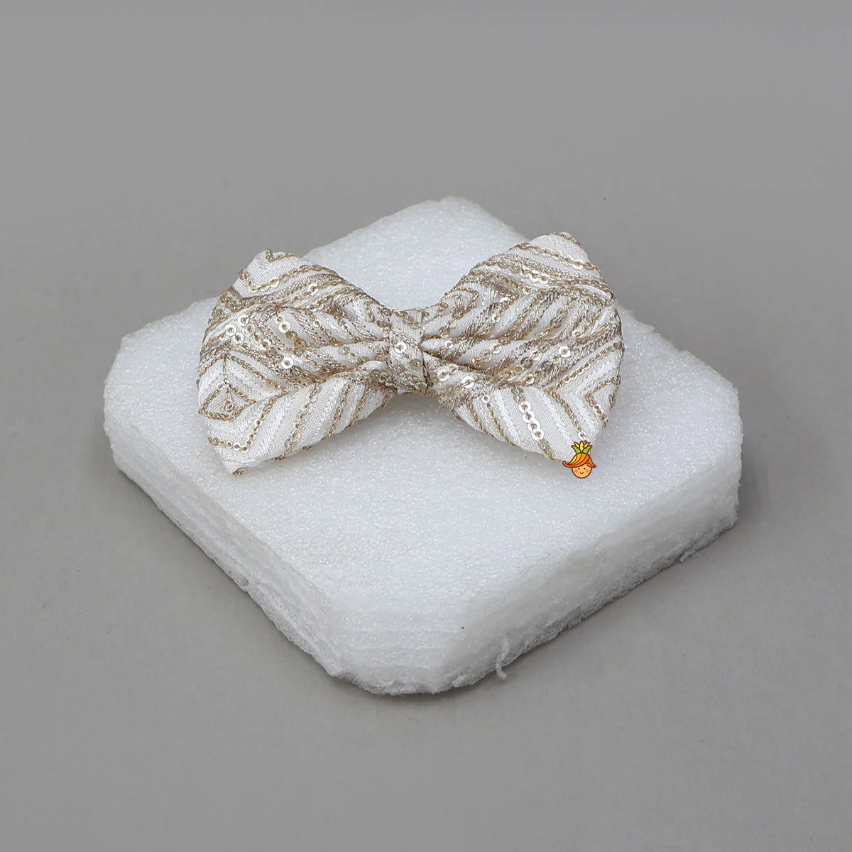Sequined Bow Hair Clip - Image 3