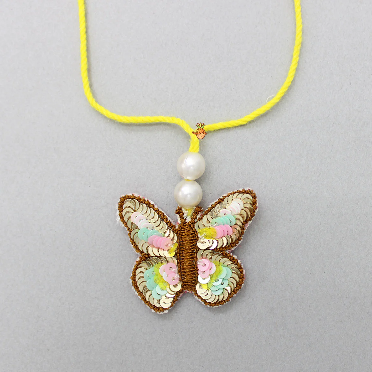 Sequined Butterfly Rakhi - Image 3