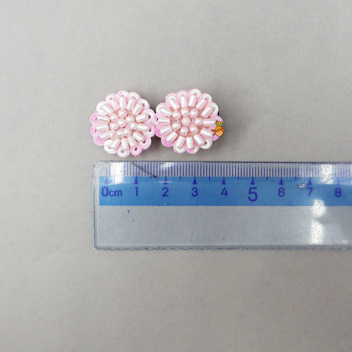 Sequins And Beads Work Hair Clips - Set Of 2 - Image 7