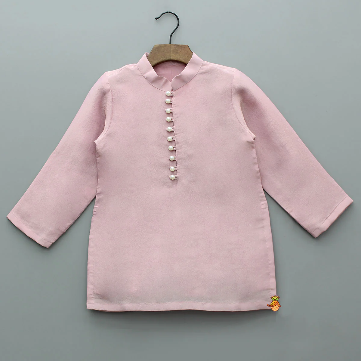 Shimmery Kurta With Shimmery Front Open Hand Embroidered Jacket And Pyjama - Image 4