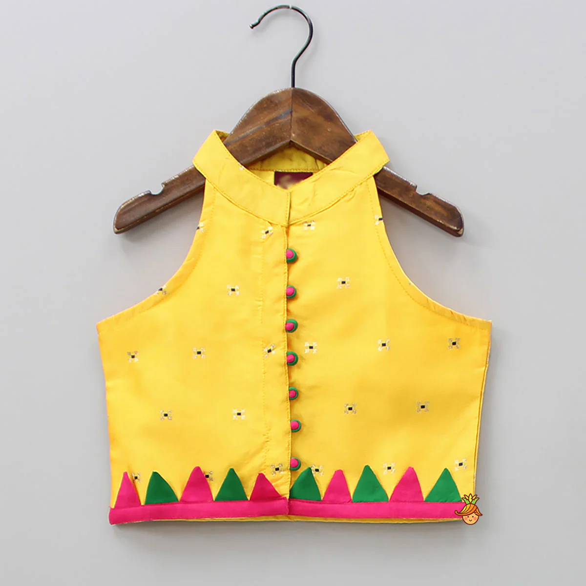 Sleeveless Yellow Top And Palazzo - Image 3