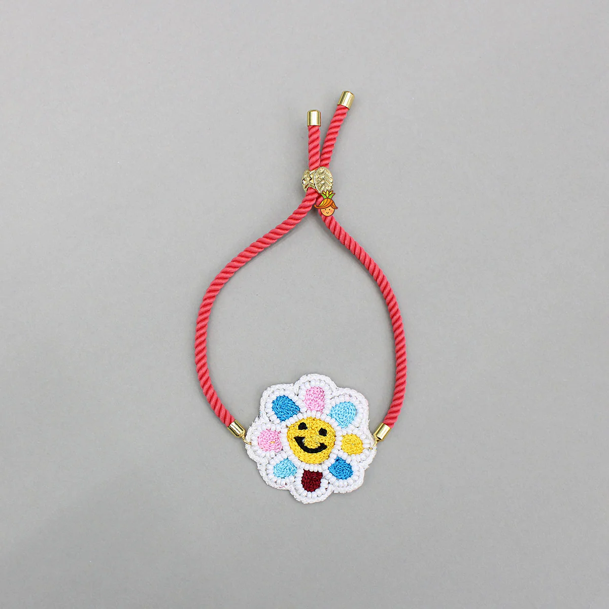 Smiley Floral Rakhi