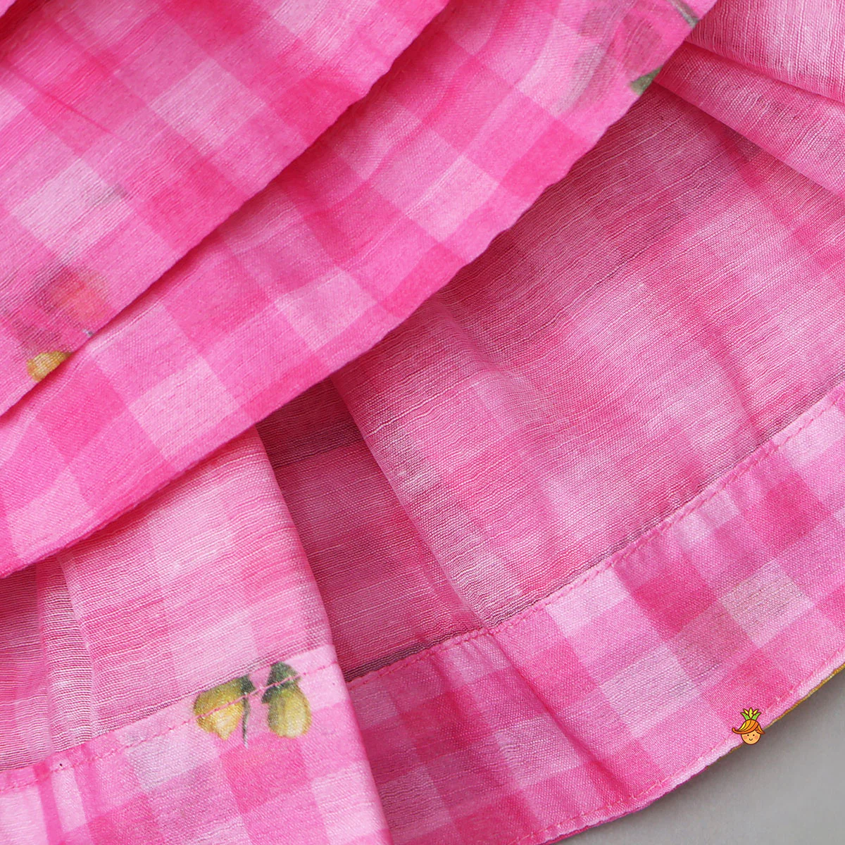 Smocked Back Crop Top With Elasticated Skirt And Matching Head Band - Image 7