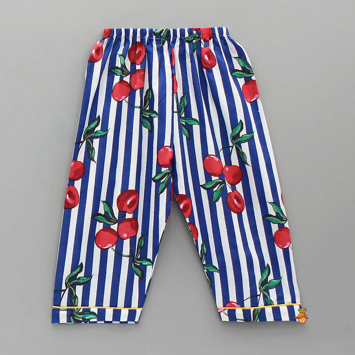 Striped Cotton Printed Sleepwear - Image 4