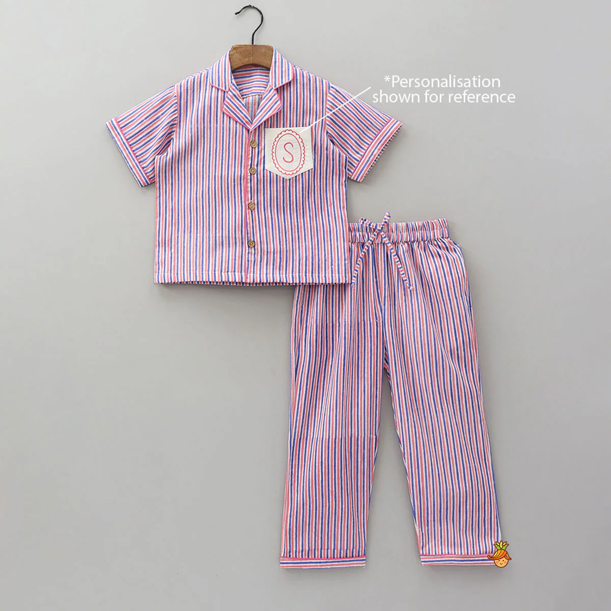 Striped Printed Sleepwear - Image 6