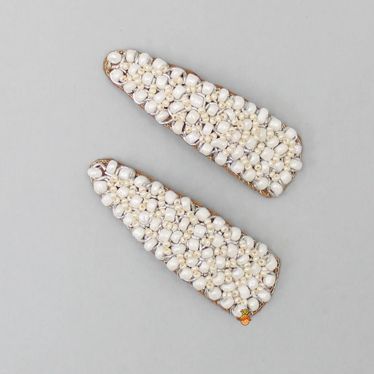 Stunning Beads Embroidered Hair Clip