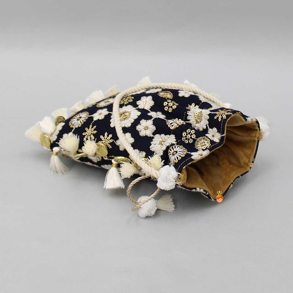 Stunning Embroidered Potli Bag - Image 3