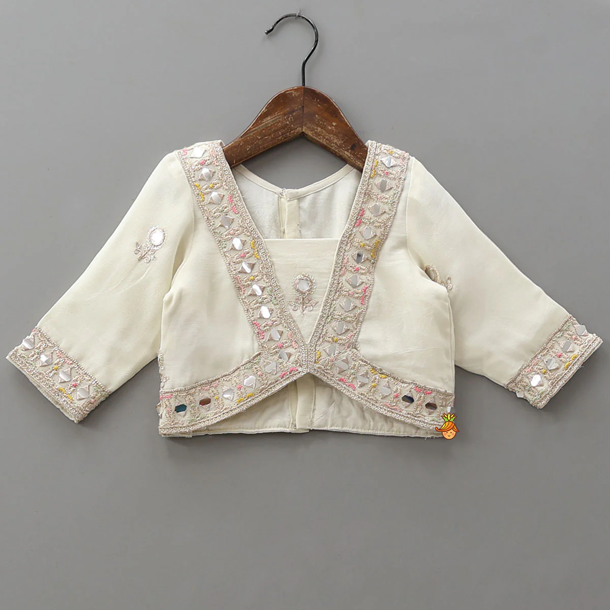 Stunning Embroidered Top And Lehenga - Image 3
