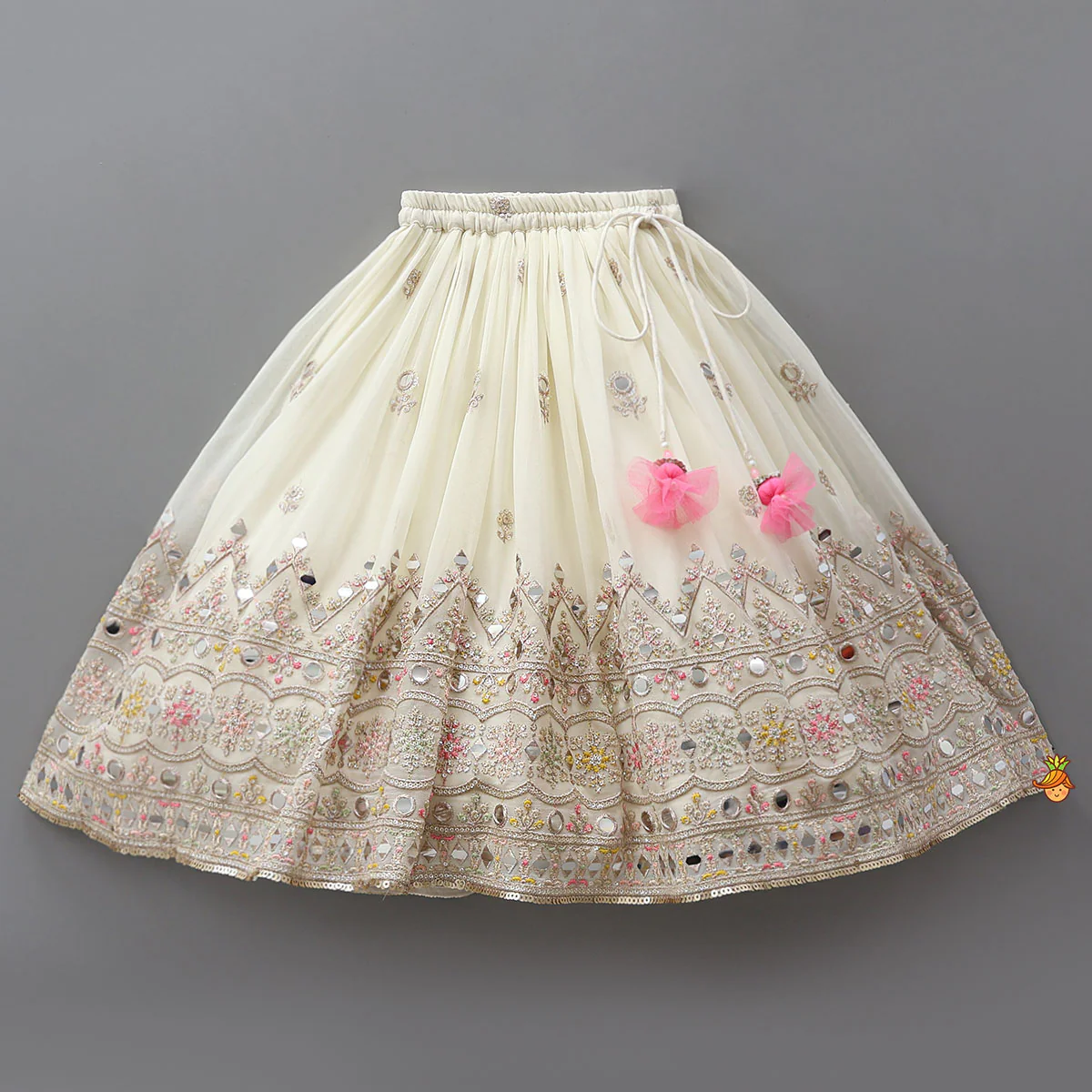 Stunning Embroidered Top And Lehenga - Image 4