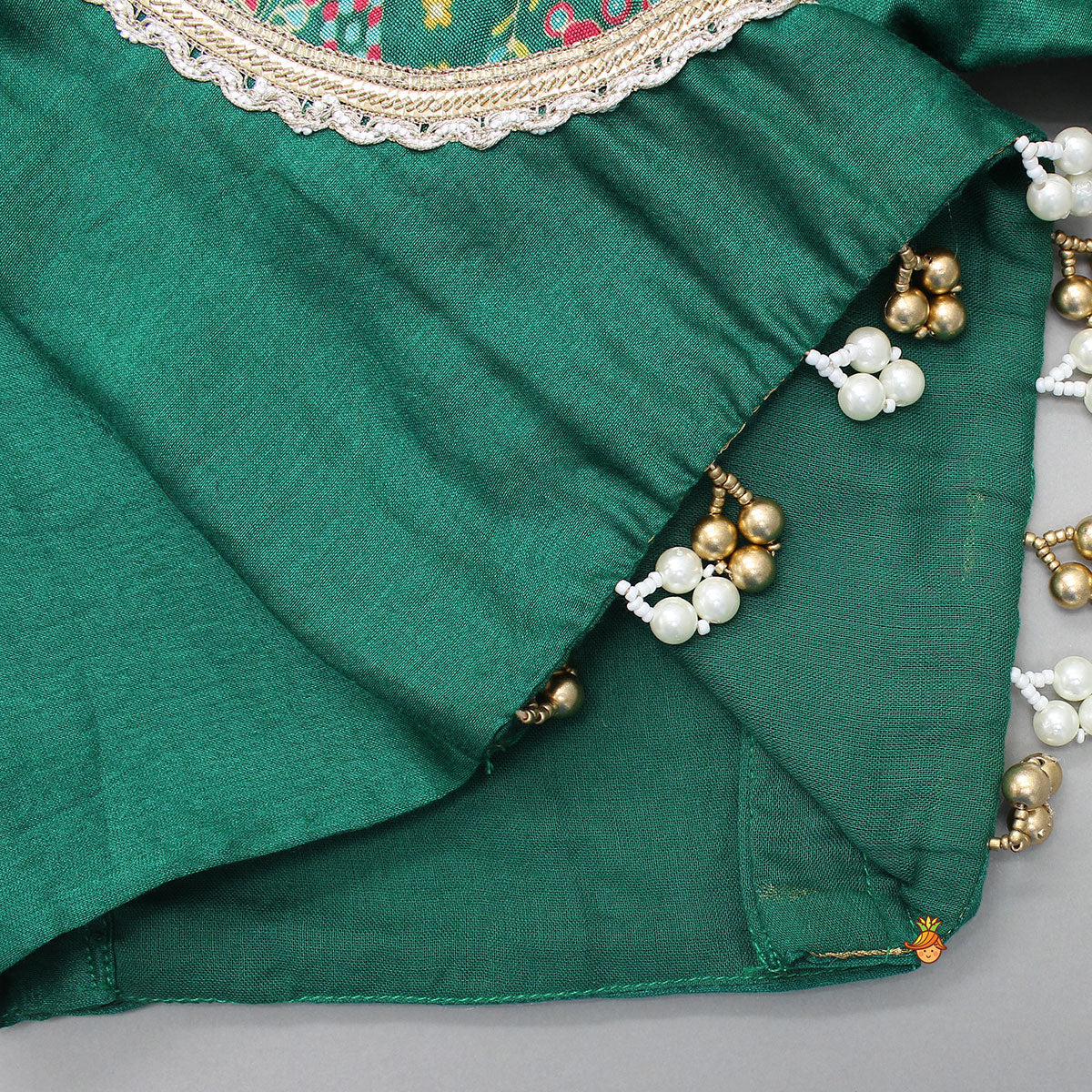 Stunning Printed Yoke Top And Lehenga - Image 5