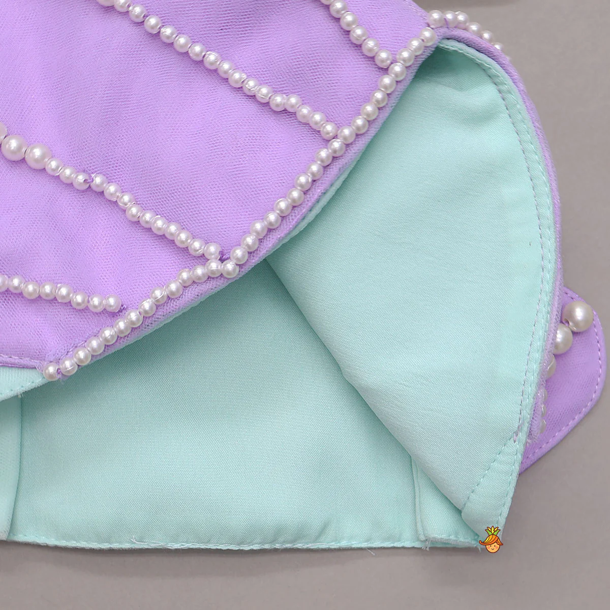 Stunning Top And Reversible Sequin Detail Mermaid-Style Skirt With Ribbon Hairband - Image 6