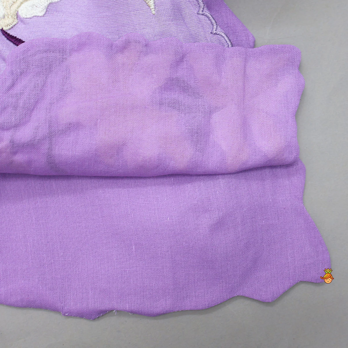 Top With Embroidered Side-Open Cape And Palazzo - Image 8