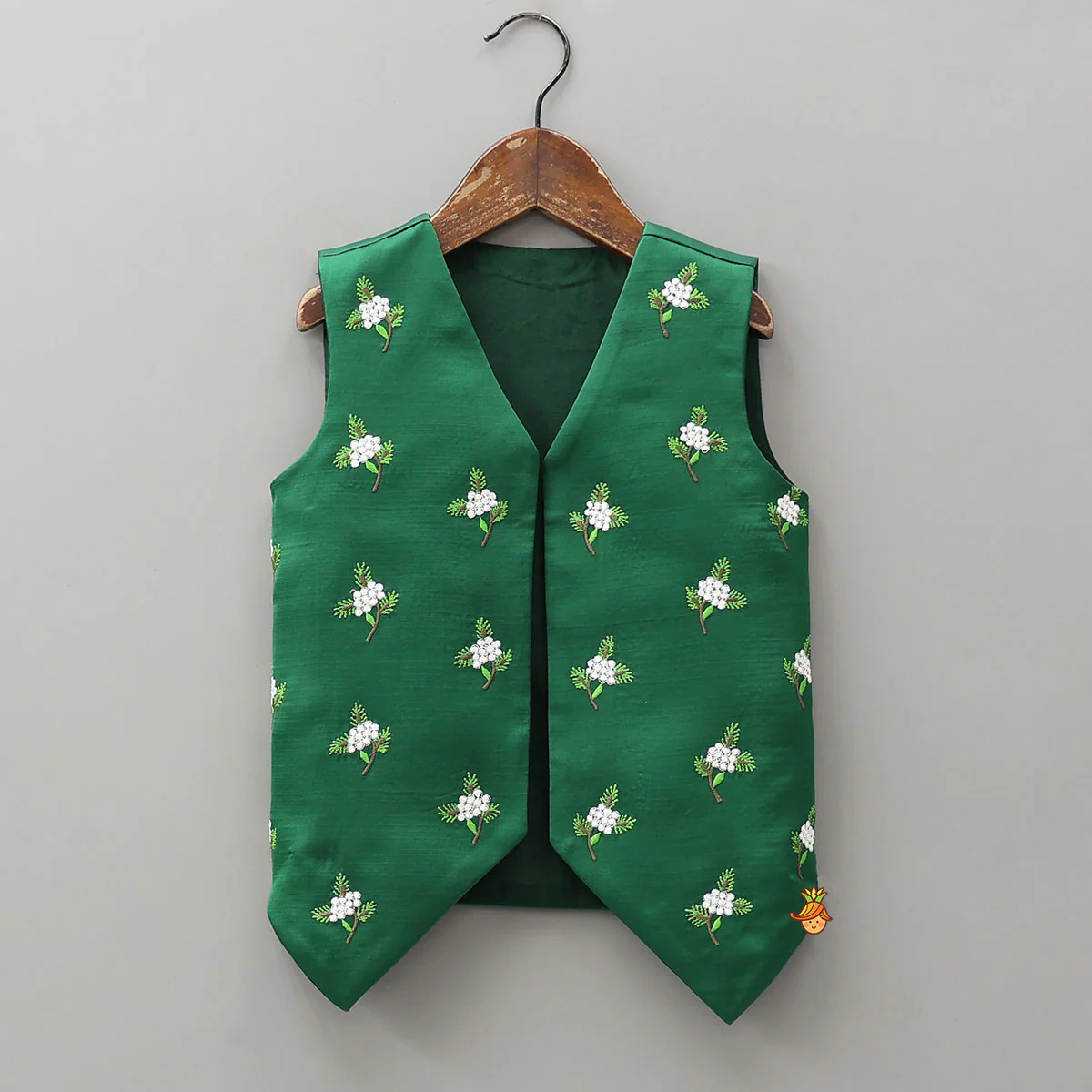 Top With Stylish Hem Jacket And Palazzo - Image 6