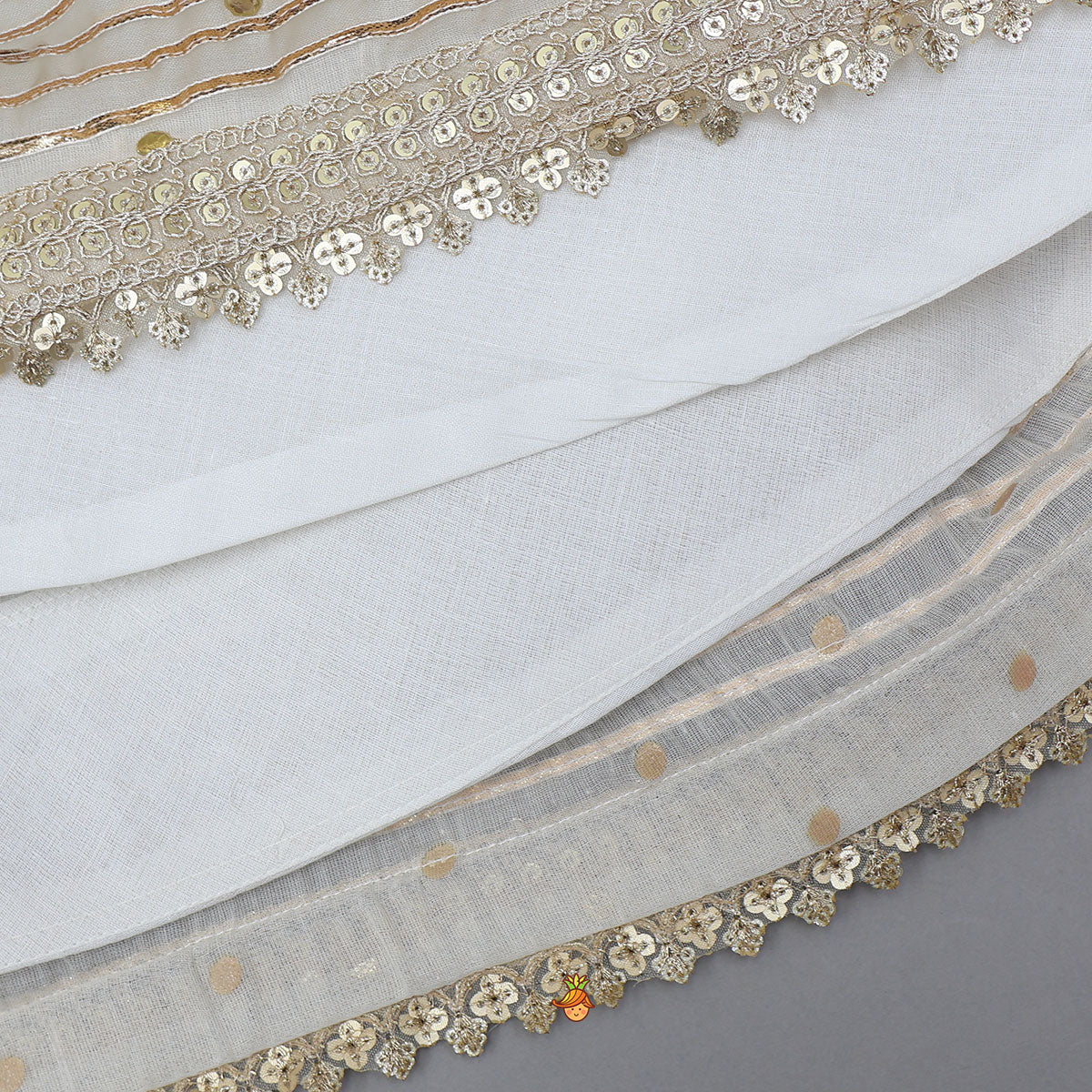 V-Neck Angarkha-Style Anarkali With Pant And Matching Dupatta - Image 6