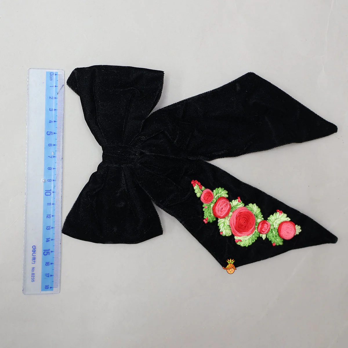 Velvet Floral Hair Clip - Image 5